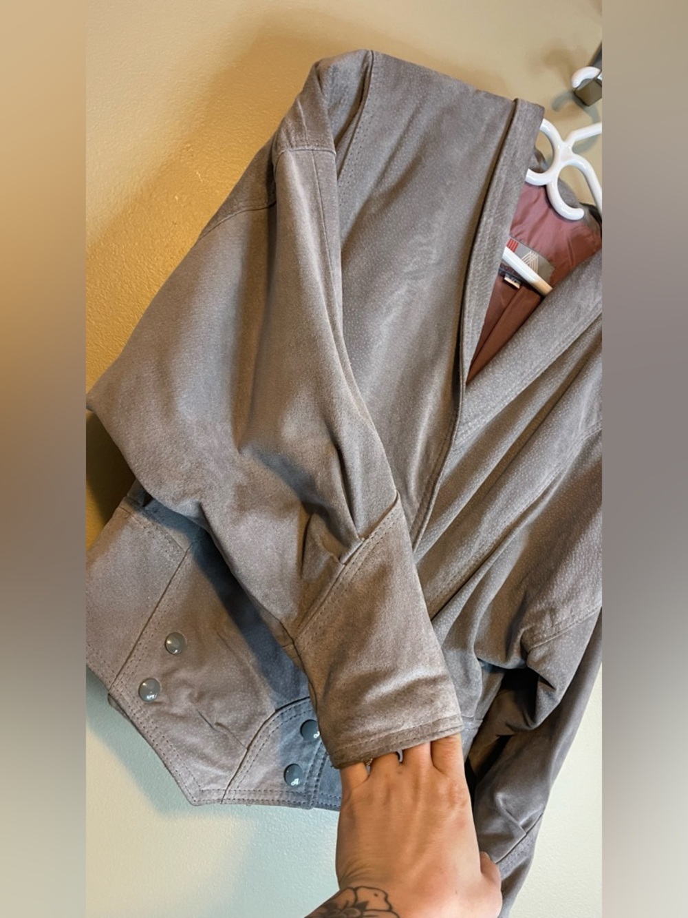 Vintage 1980’s Leather Attic Suede Leather Jacket - Picture 6 of 12